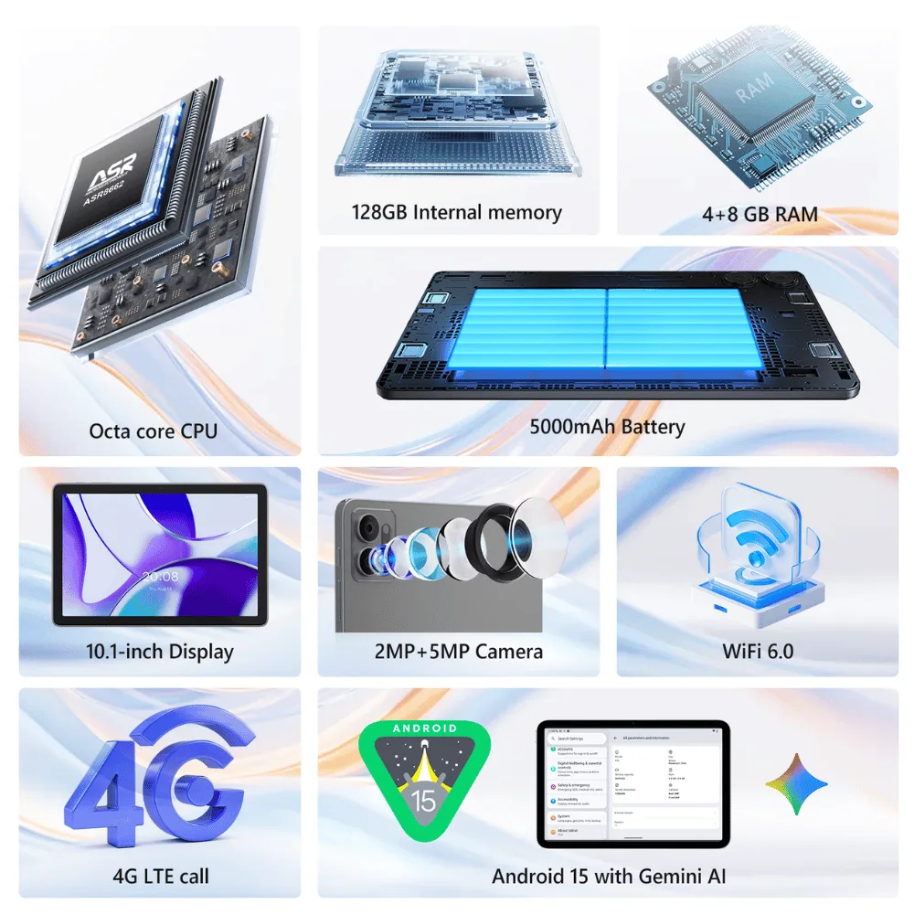 Tablette G-Tab T13 Spec