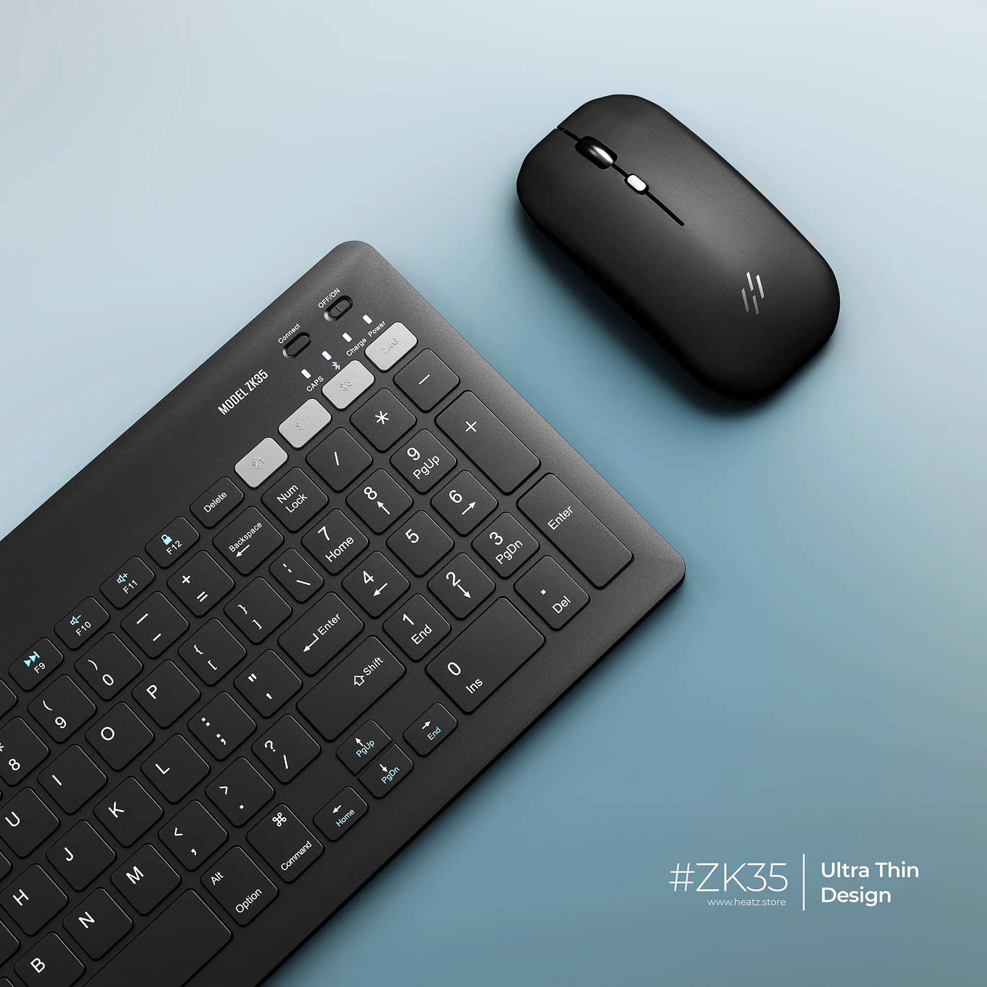 ZK35 Keyboard: Type. Switch. Work Smarter.